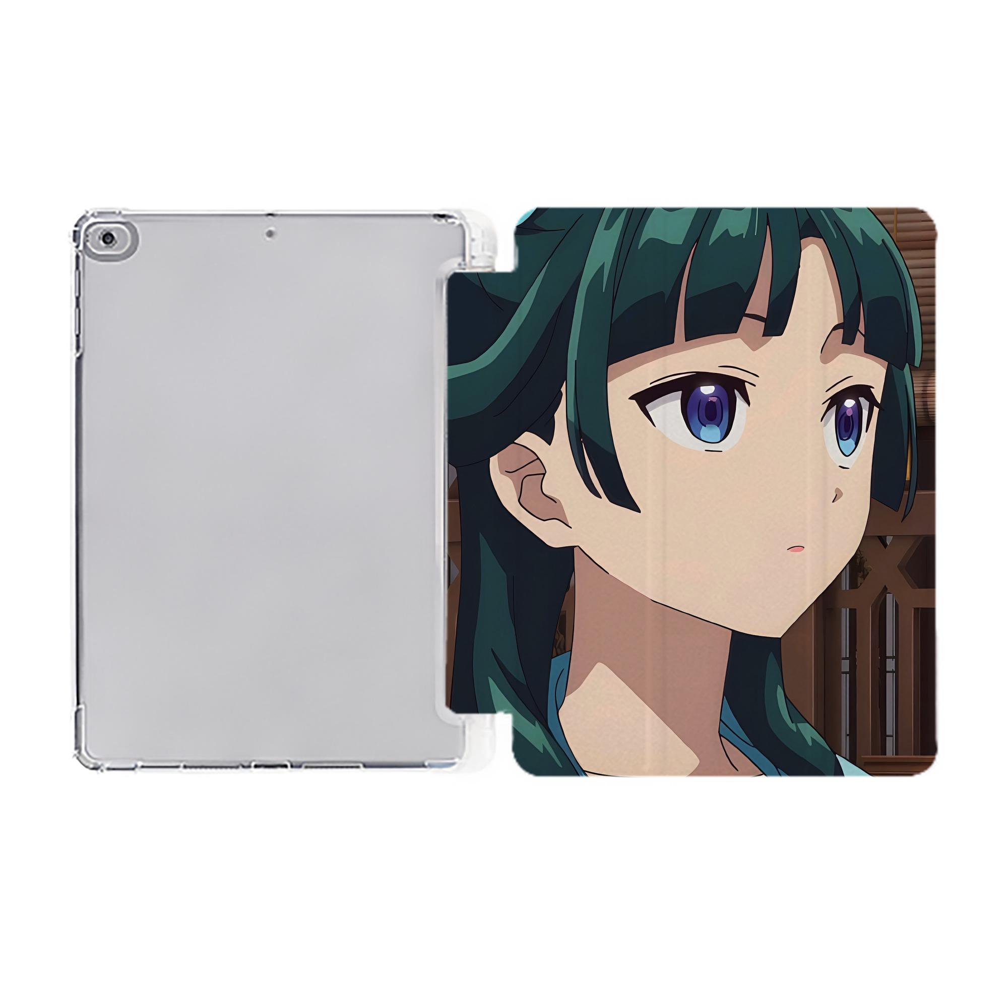 （画像用） 薬屋のひとりごと The Apothecary Diaries IPad ケース ペン収納付き 三つ折りスタンド PUレザー×シリコン 対応機種9.5/10.5/10.9インチ